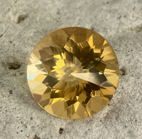 Citrin 20mm Fancy Cut